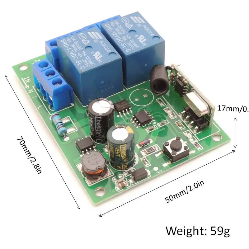 Universal Remote Control Switch