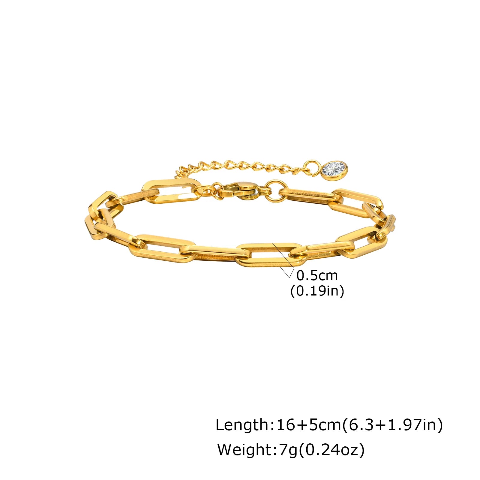 Non Tarnish Gold Plated Herringbone Bracelet