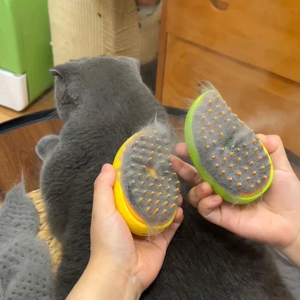 Pet Grooming Steam Brush