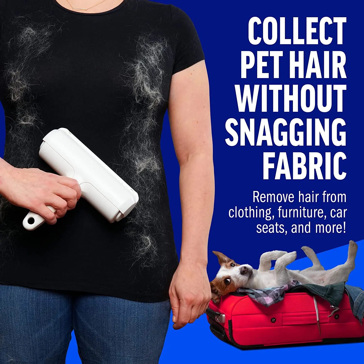 Self-Cleaning Fur Roller