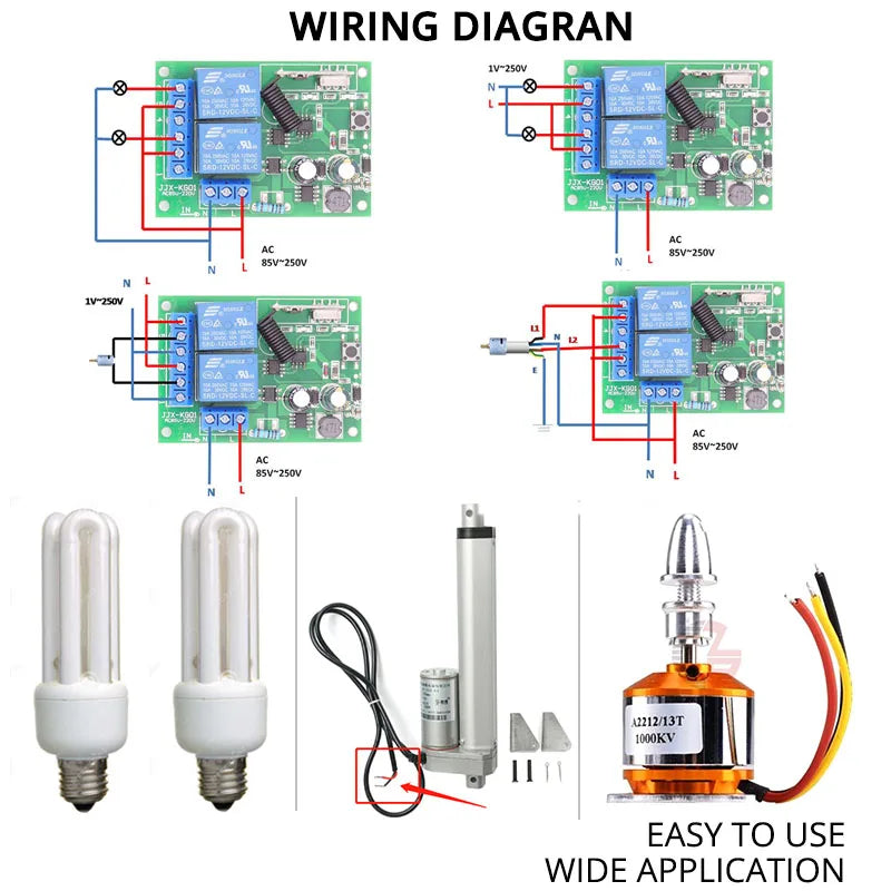 Universal Remote Control Switch