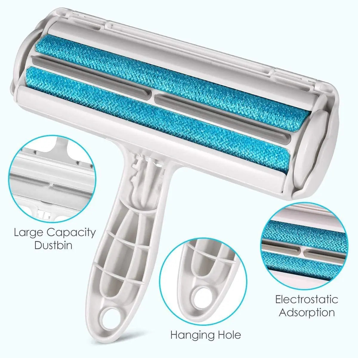 Self-Cleaning Fur Roller