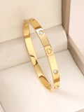 18K Gold Plated Clover Bracelet