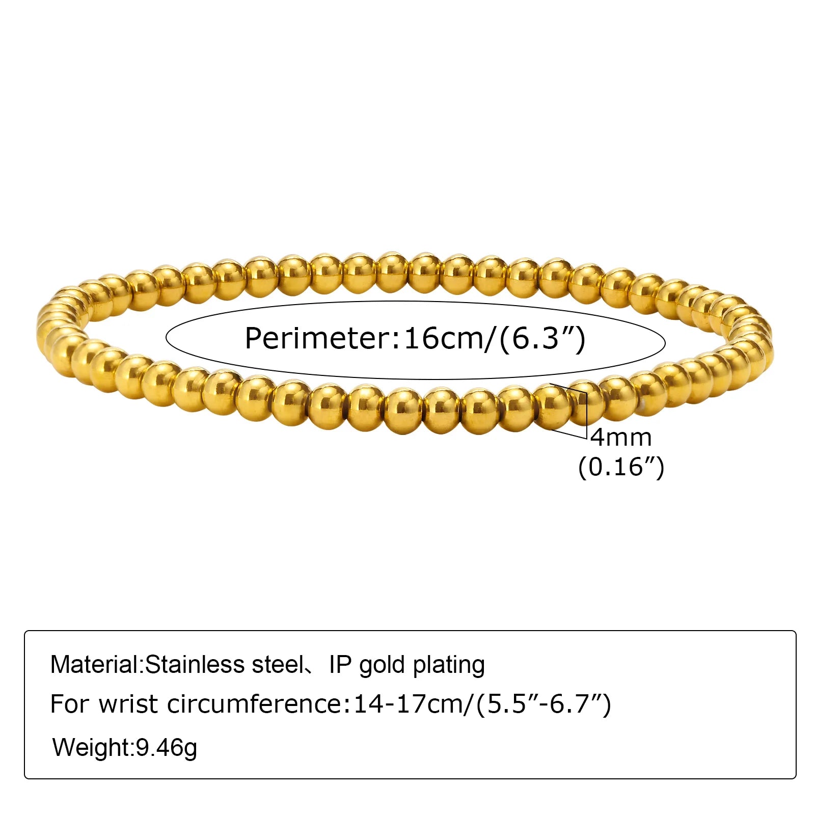 Non Tarnish Gold Plated Herringbone Bracelet