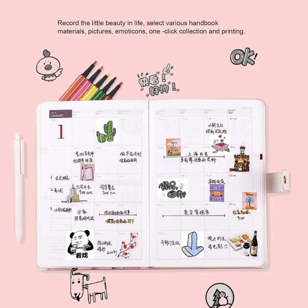 10-Pack Thermal Sticker Paper