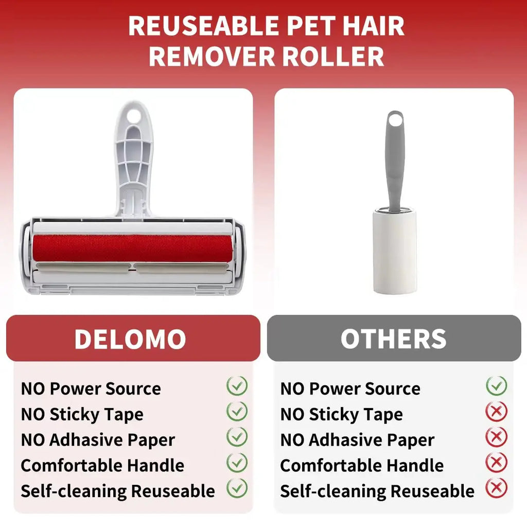 Self-Cleaning Fur Roller