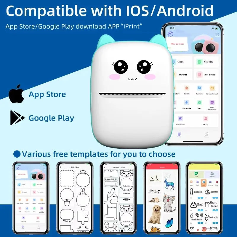 Mini Bluetooth Pocket Printer™