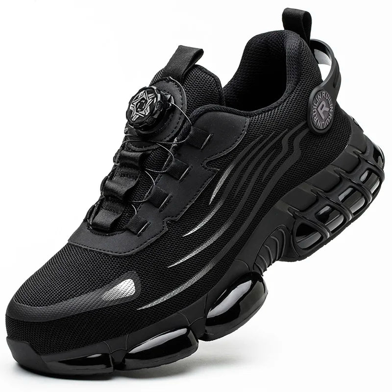 Men's Air Cushion Steel Toa Safety Work Shoes